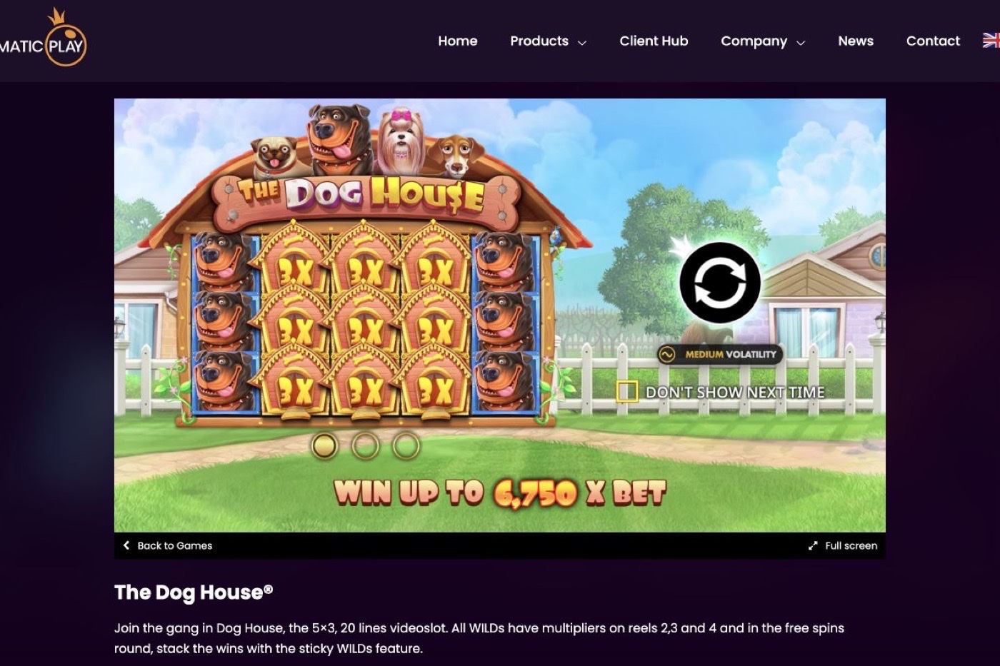 The Dog House: sticky wild і множники у бонусному раунді